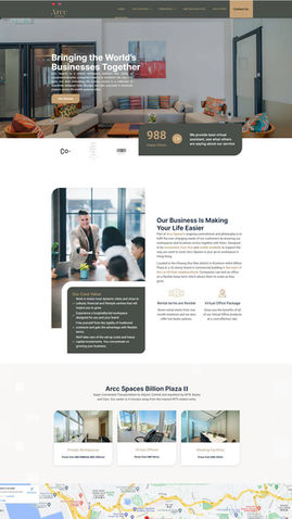 Branding Website Design - 商務中心形象網頁設計