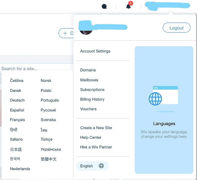 WIX中文版切換位置