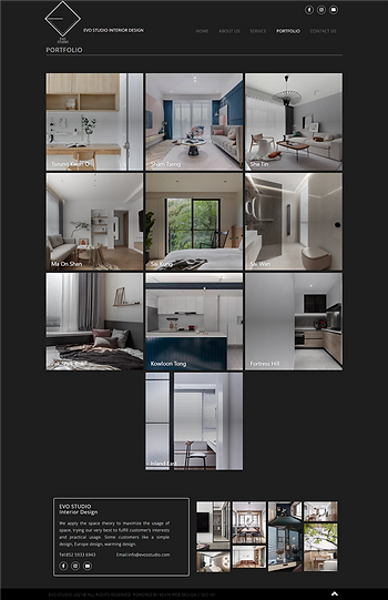 室內設計公司，動態圖庫網頁設計1