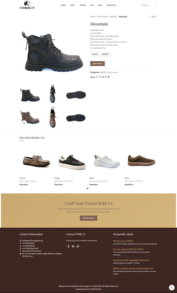 鞋商品圖庫-獨立頁展示